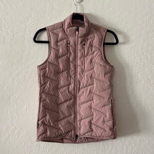 Hoks‎ Women Skyfill Run Vest Sz XS Mauve Packable Water Repellent ID #1156111